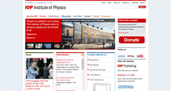 Desktop Screenshot of iop.org