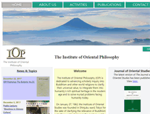 Tablet Screenshot of iop.or.jp